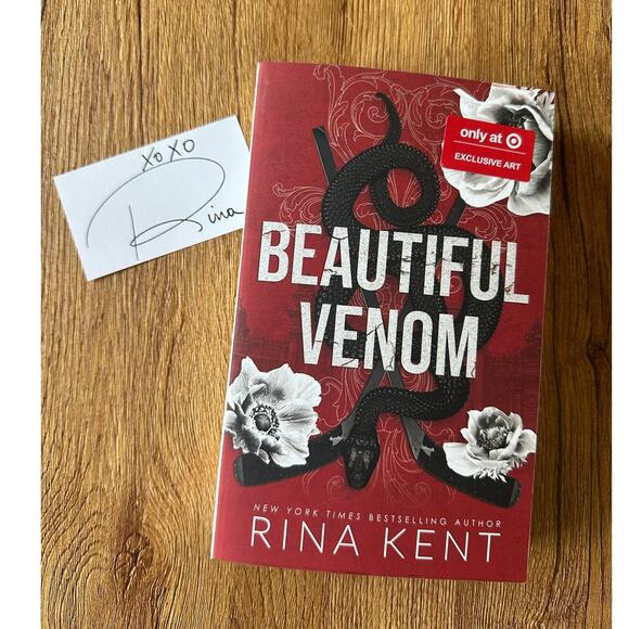 Target Exclusive Signed Beautiful Venom By Rina Kent W/ Sprayed Edges - Picture 1 of 6